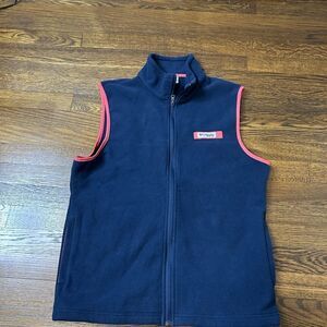 Men’s Columbia PFG Navy Fleece Vest - Size Small